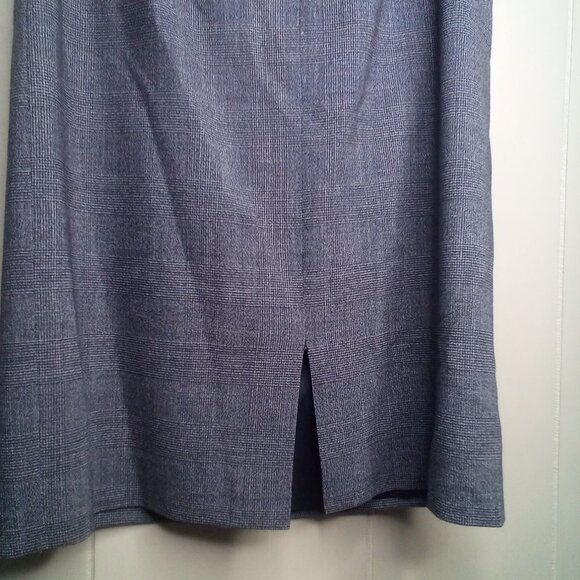 Jenne Maag Skirt S Career Straight Wool Blend Gray - Picture 12 of 13
